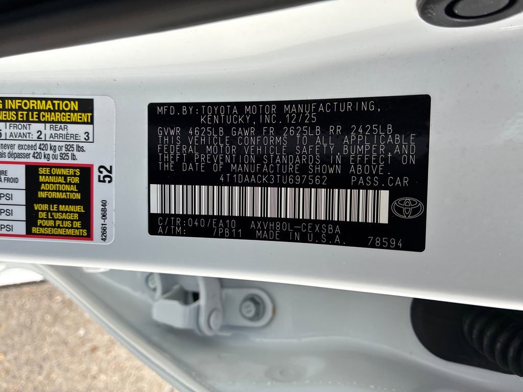 New 2026 Toyota Camry SE image 45