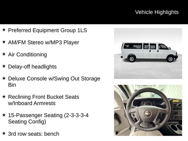 Certified 2025 Chevrolet Express 3500 LS RWD image 16