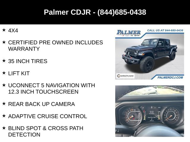 Certified 2025 Jeep Gladiator Mojave AWD/4WD image 6