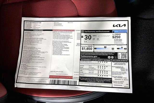 New 2026 Kia K4 GT-Line FWD image 14
