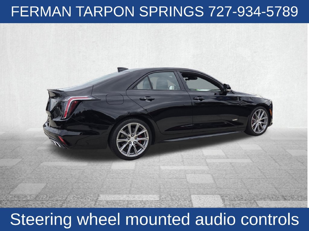 Certified 2025 Cadillac CT4 V w/ Navigation Package RWD image 10