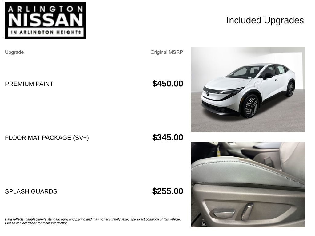 New 2026 Nissan Leaf SV+ w/ Floor Mat Package (SV+) image 4