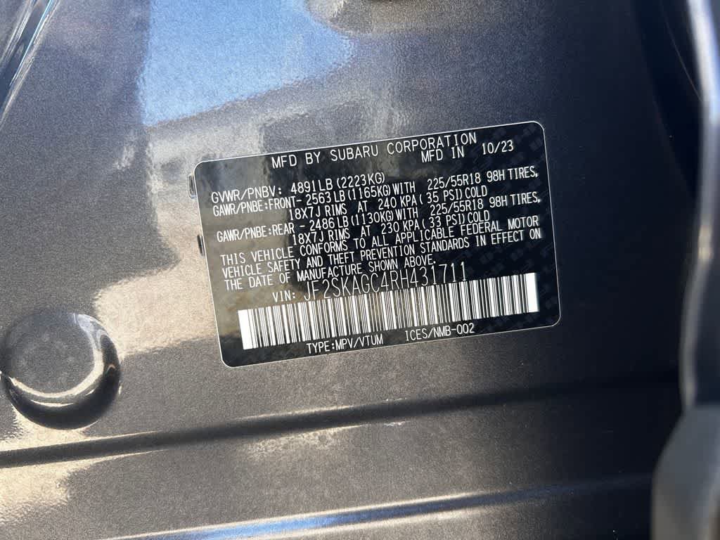 Certified 2024 Subaru Forester Sport AWD/4WD image 20