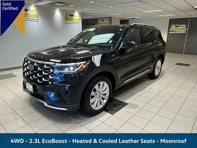 Certified 2025 Ford Explorer Platinum w/ LUX Leather Package AWD/4WD image 2