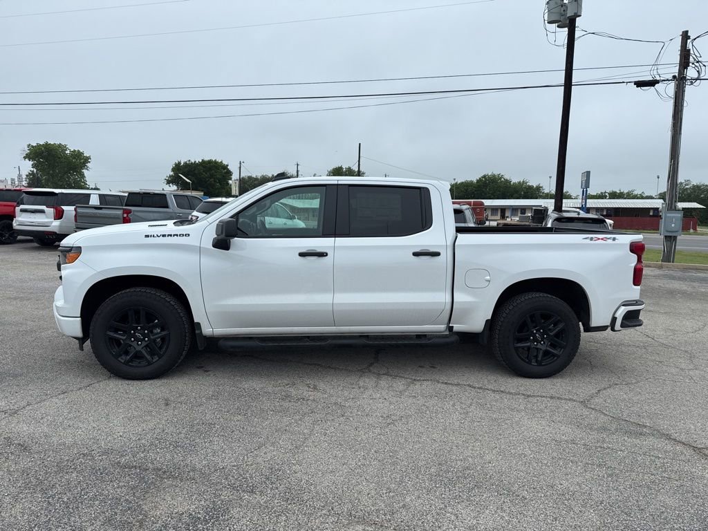 New 2026 Chevrolet Silverado 1500 Custom w/ Turbomax Blackout Package AWD/4WD image 2