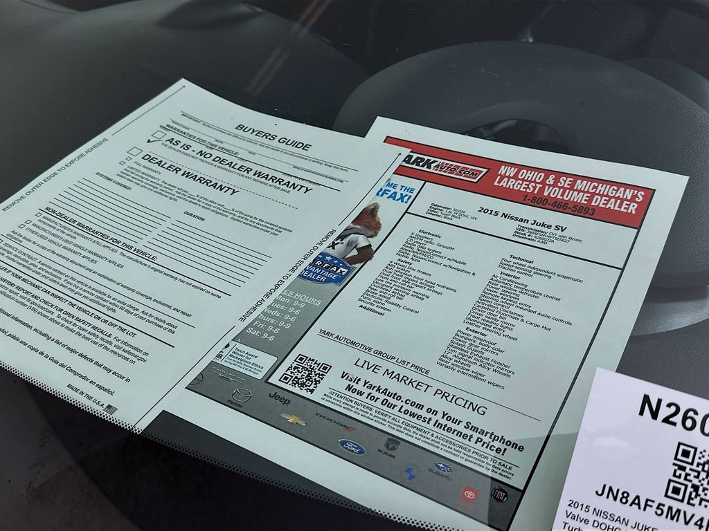 Used 2015 Nissan Juke SV image 13