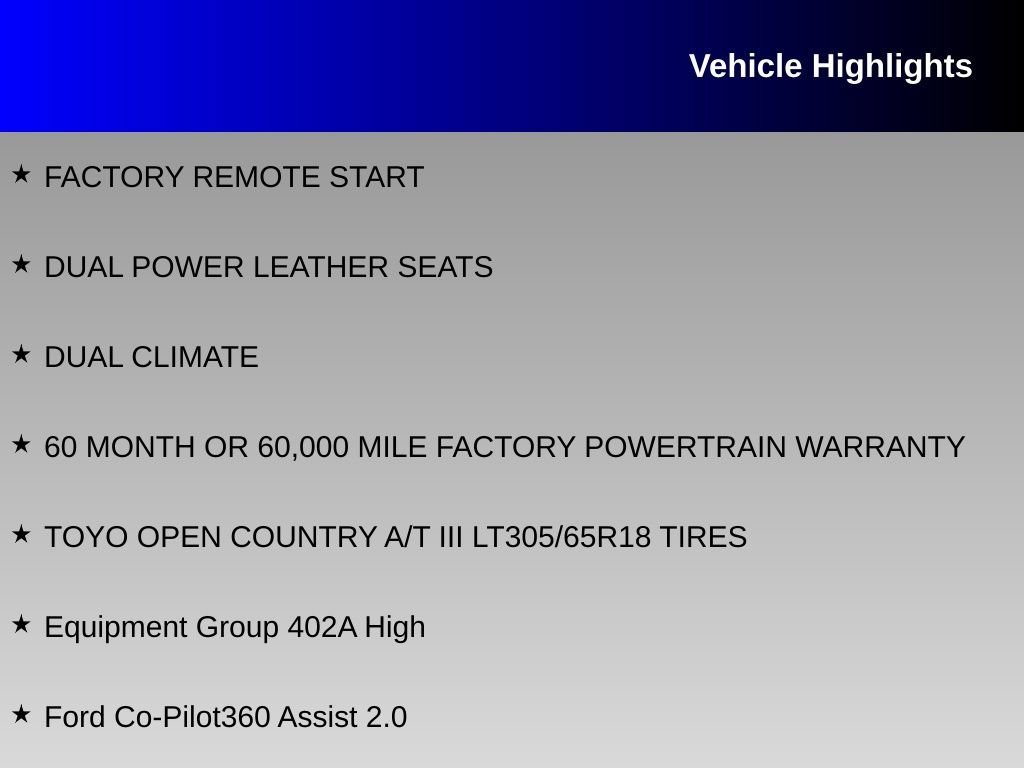 Used 2023 Ford F150 Tremor w/ Equipment Group 402A High AWD/4WD image 16