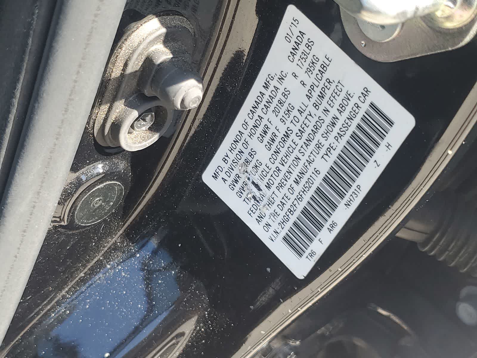 Used 2015 Honda Civic SE image 26