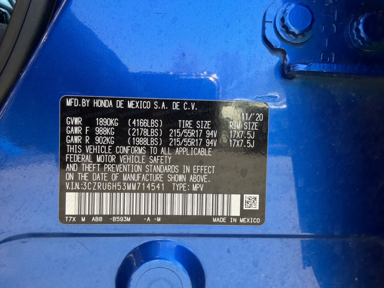 Used 2021 Honda HR-V EX image 32