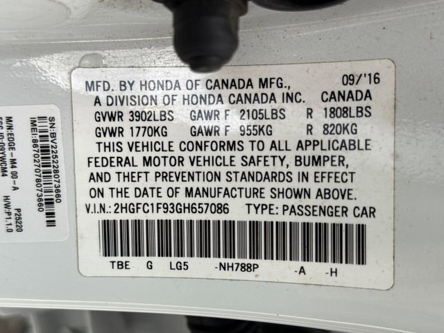 Used 2016 Honda Civic Touring image 22