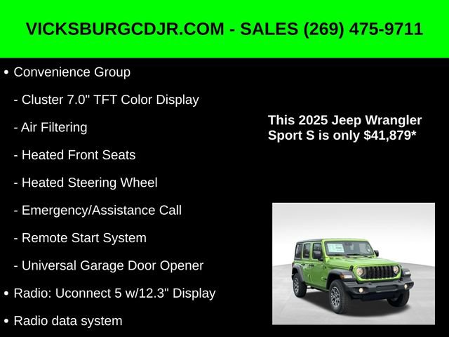 New 2025 Jeep Wrangler Sport S image 16