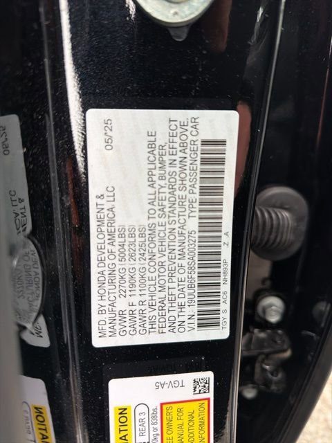 Certified 2025 Acura TLX SH-AWD w/ A-SPEC Pkg image 14