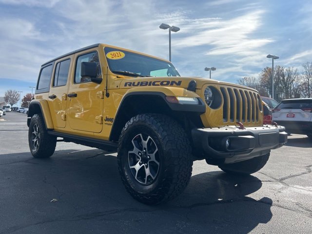 Used 2021 Jeep Wrangler Unlimited Rubicon w/ Steel Bumper Group image 3