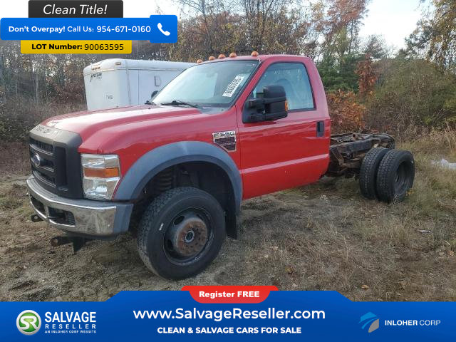 Used 2008 Ford F550 4x4 Regular Cab Super Duty