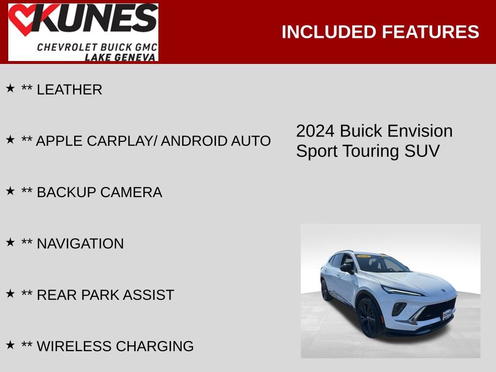 Used 2024 Buick Envision Sport Touring AWD/4WD image 2