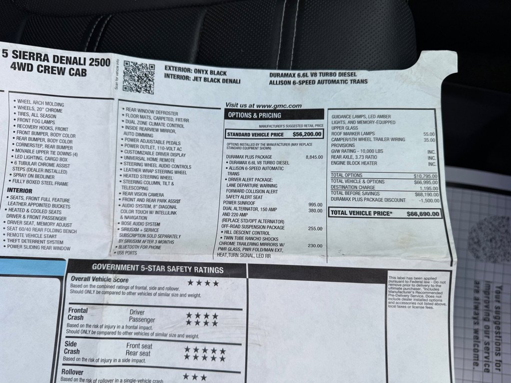 Used 2015 GMC Sierra 2500 Denali w/ Duramax Plus Package image 66