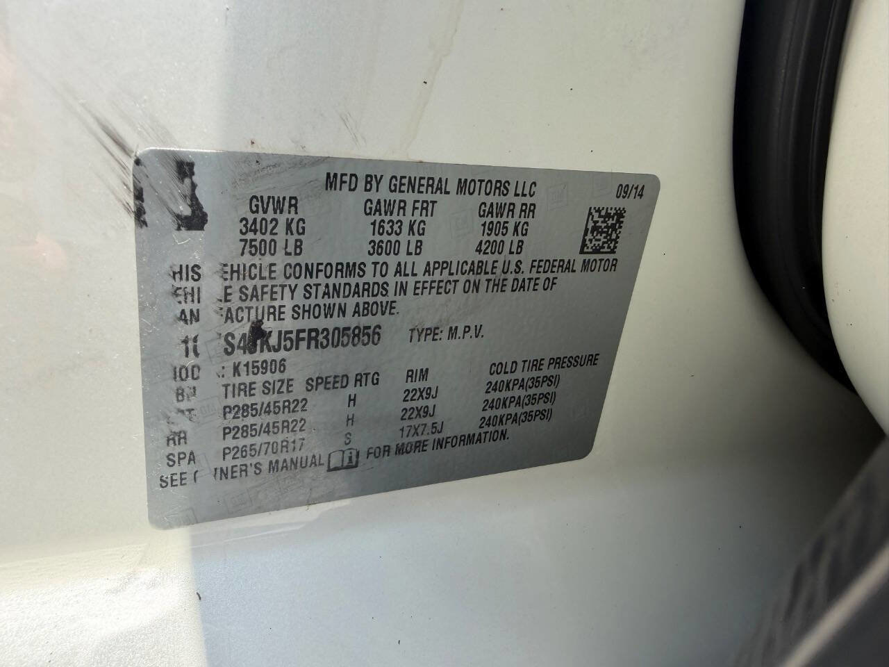 Used 2015 Cadillac Escalade ESV Premium AWD/4WD image 26