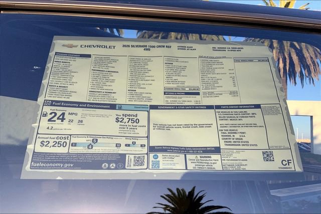 New 2026 Chevrolet Silverado 1500 RST w/ Convenience Package II image 14