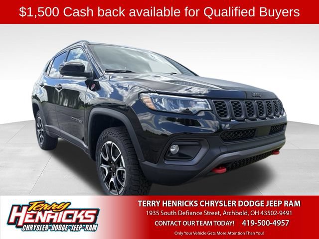 New 2026 Jeep Compass Trailhawk w/ Trailer Tow Group AWD/4WD 360° Tour