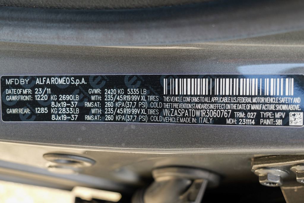 Used 2024 Alfa Romeo Tonale Veloce w/ Active Assist Package image 56