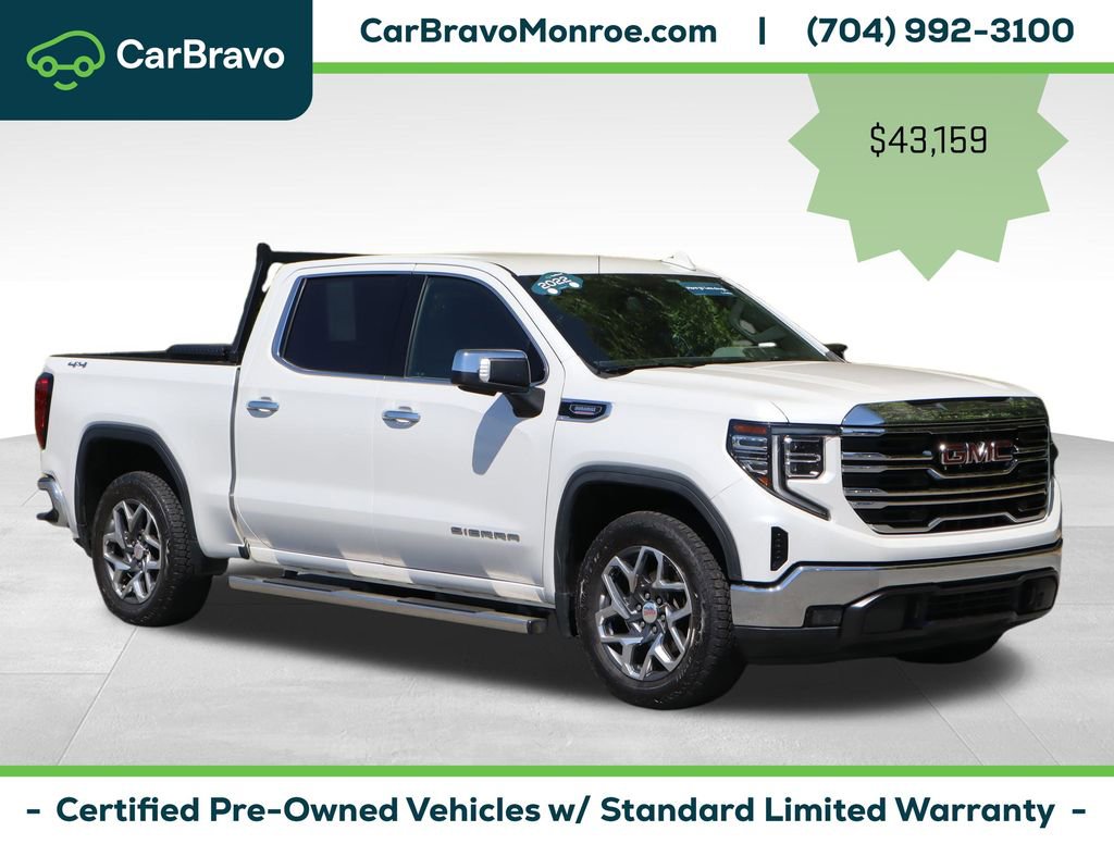 Certified 2022 GMC Sierra 1500 SLT AWD/4WD image 9