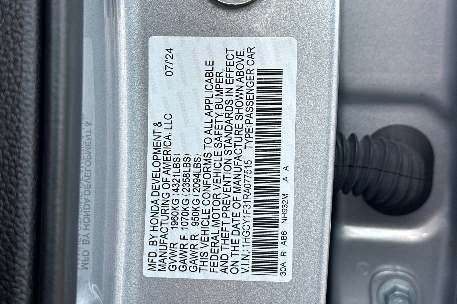 Used 2024 Honda Accord EX image 33