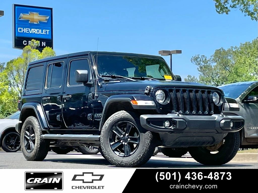 Used 2021 Jeep Wrangler Unlimited Sahara AWD/4WD image 1