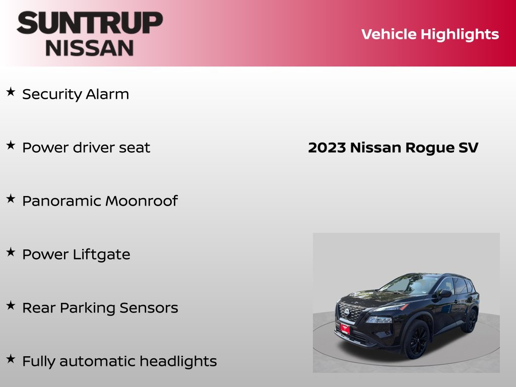 Certified 2023 Nissan Rogue SV w/ SV Premium B Package AWD/4WD image 16