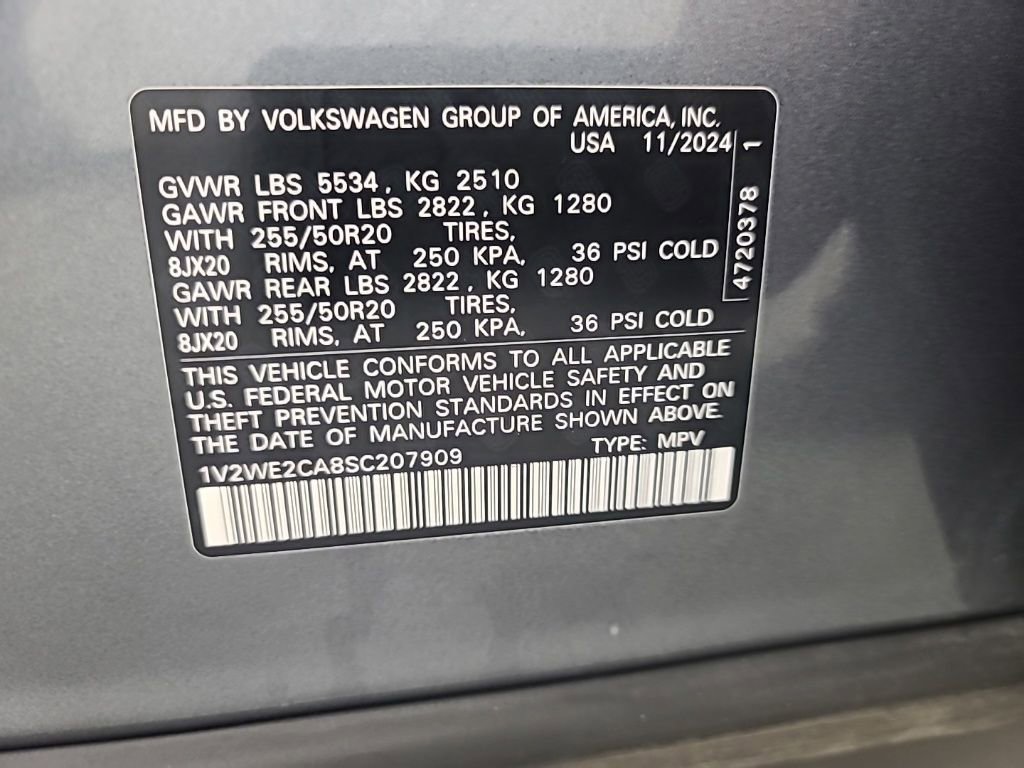 Used 2025 Volkswagen Atlas Cross Sport SE image 41