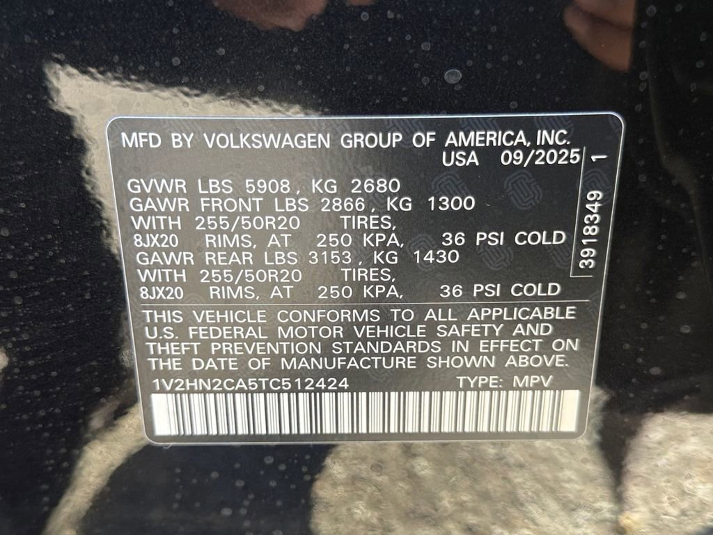 New 2026 Volkswagen Atlas SE image 24