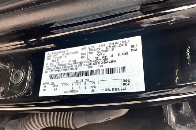Used 2024 Ford F150 Lariat w/ FX4 Off-Road Package AWD/4WD image 20