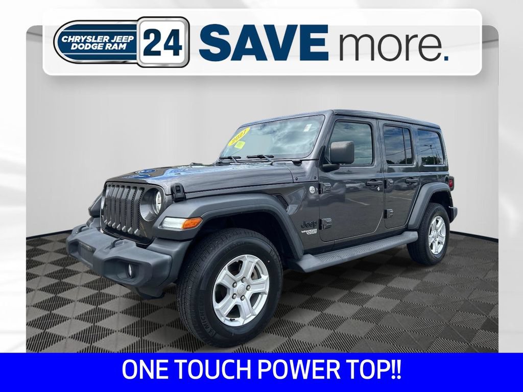 Used 2021 Jeep Wrangler Unlimited Sport w/ Sun And Sound Package
