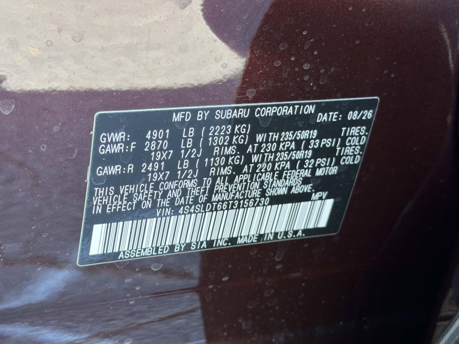 New 2026 Subaru Forester Touring AWD/4WD image 26