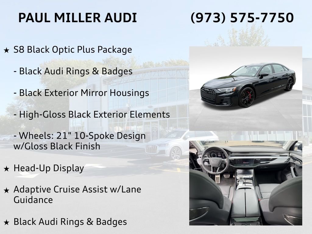 Certified 2023 Audi S8 w/ S8 Comfort Plus Package AWD/4WD image 20