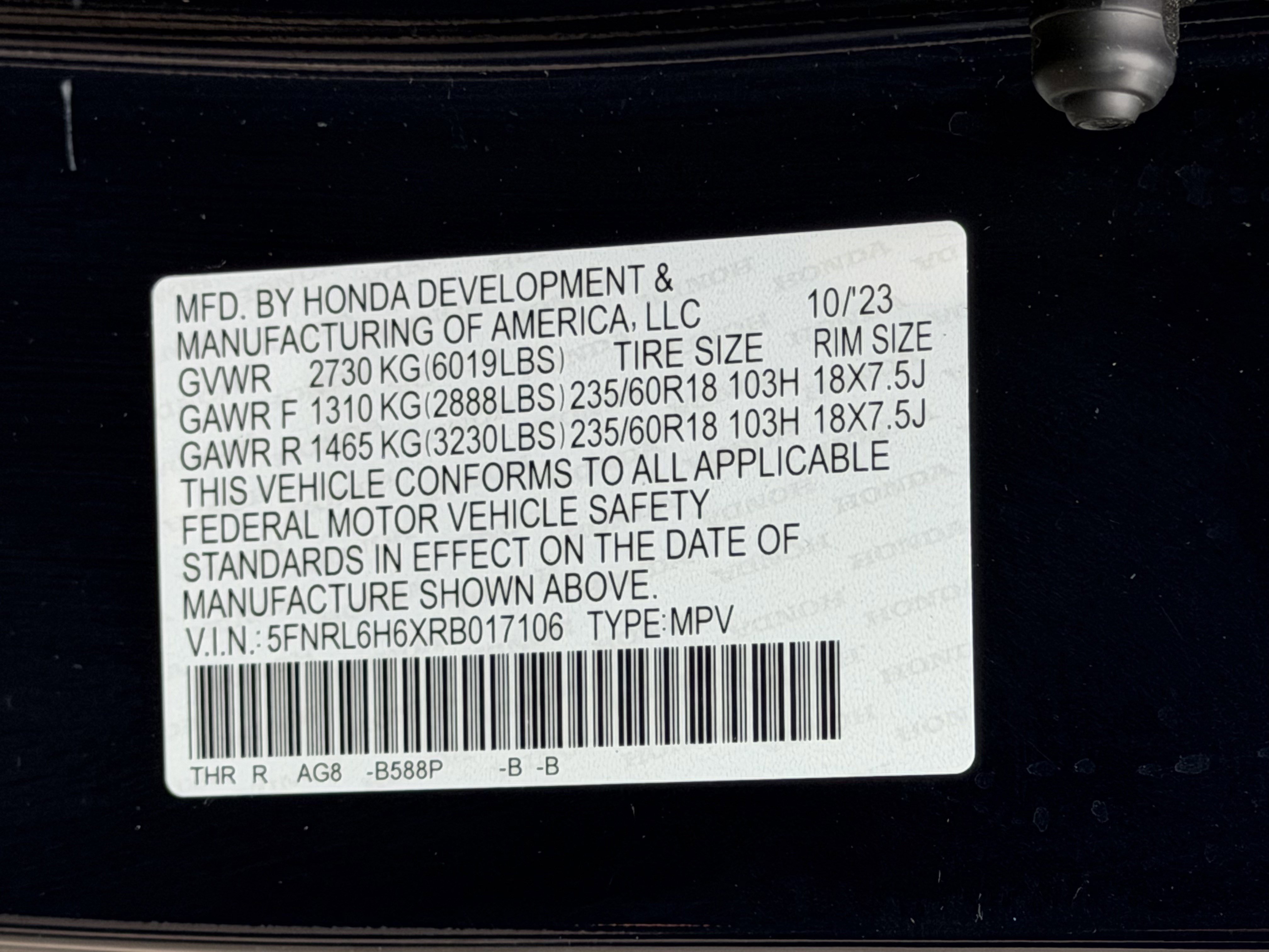 Used 2024 Honda Odyssey EX-L image 28