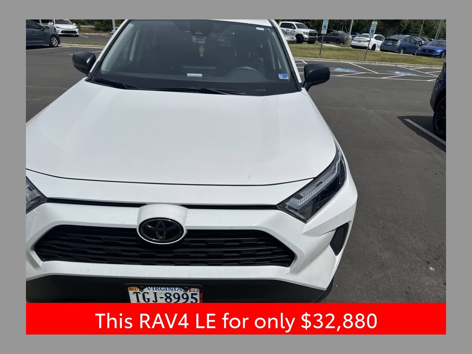 Used 2025 Toyota RAV4 LE FWD image 1