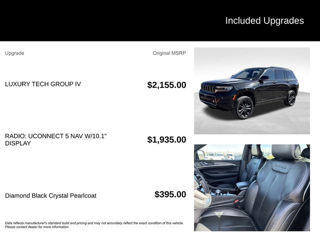 Used 2022 Jeep Grand Cherokee Overland w/ Luxury Tech Group IV AWD/4WD image 5