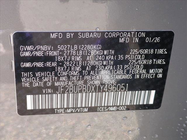 New 2026 Subaru Outback Premium image 18