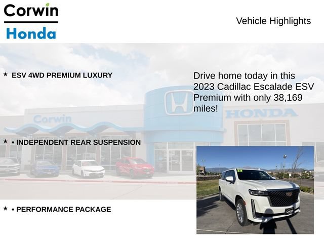 Used 2023 Cadillac Escalade ESV Premium Luxury AWD/4WD image 6