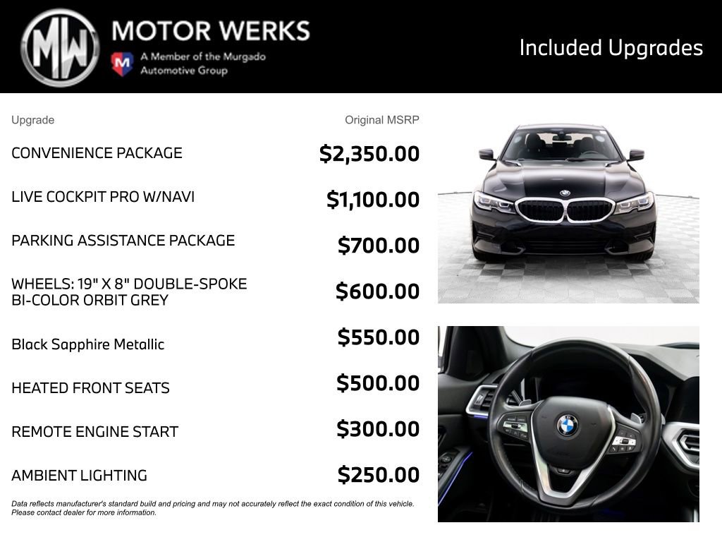 Used 2020 BMW 330i xDrive Sedan w/ Convenience Package image 4