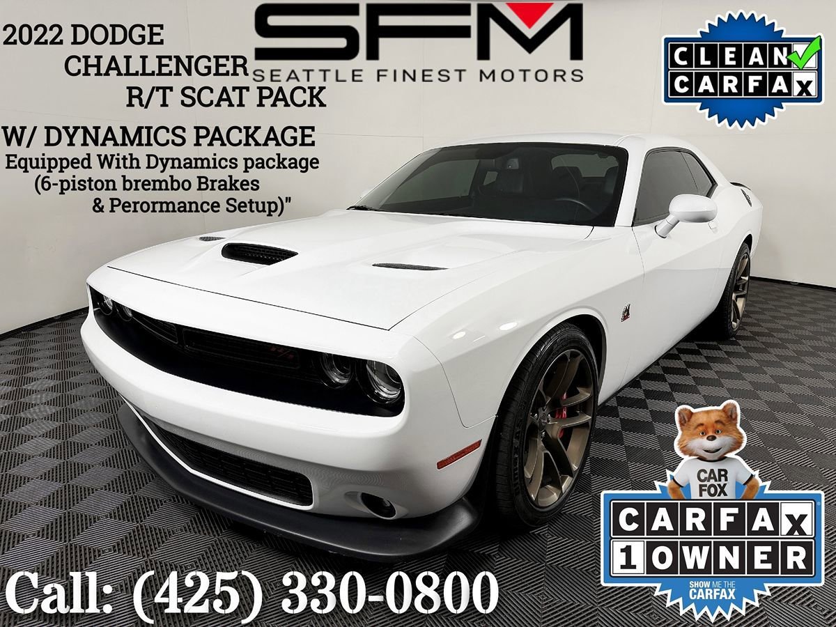 Used 2022 Dodge Challenger R/T Scat Pack w/ Dynamics Package RWD image 1