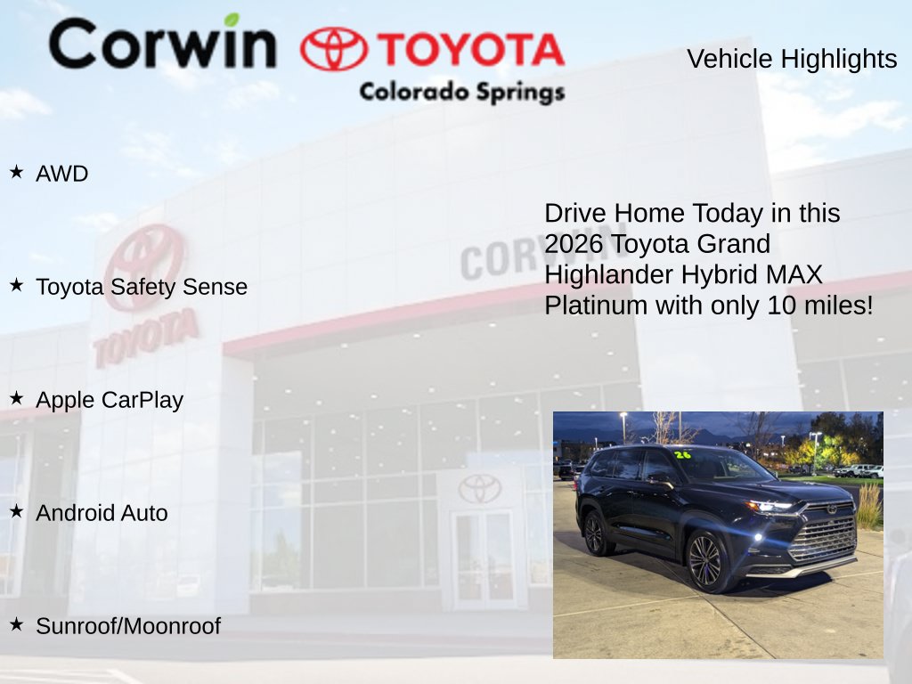 Used 2026 Toyota Grand Highlander AWD Hybrid image 8