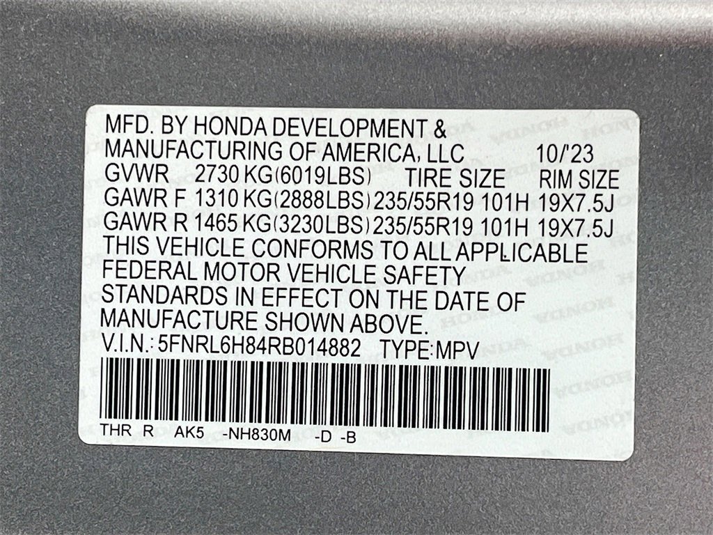 Used 2024 Honda Odyssey Touring image 36