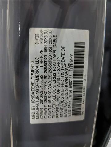 New 2026 Honda Pilot Black Edition image 17