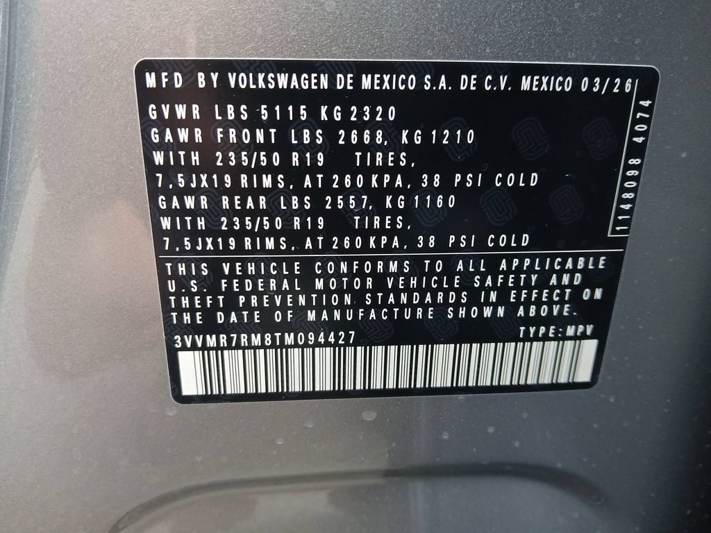 New 2026 Volkswagen Tiguan SE AWD/4WD image 29