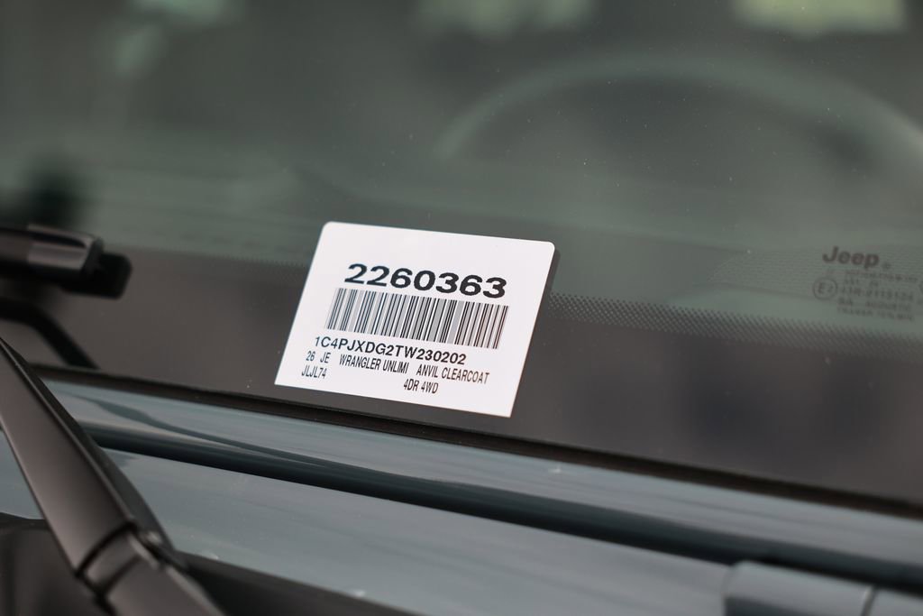 New 2026 Jeep Wrangler Sport image 36