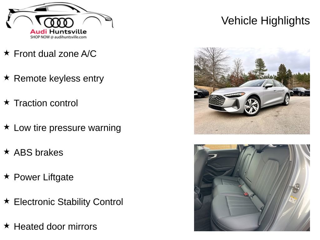 Certified 2025 Audi A5 2.0T Premium Plus w/ Premium Plus image 6