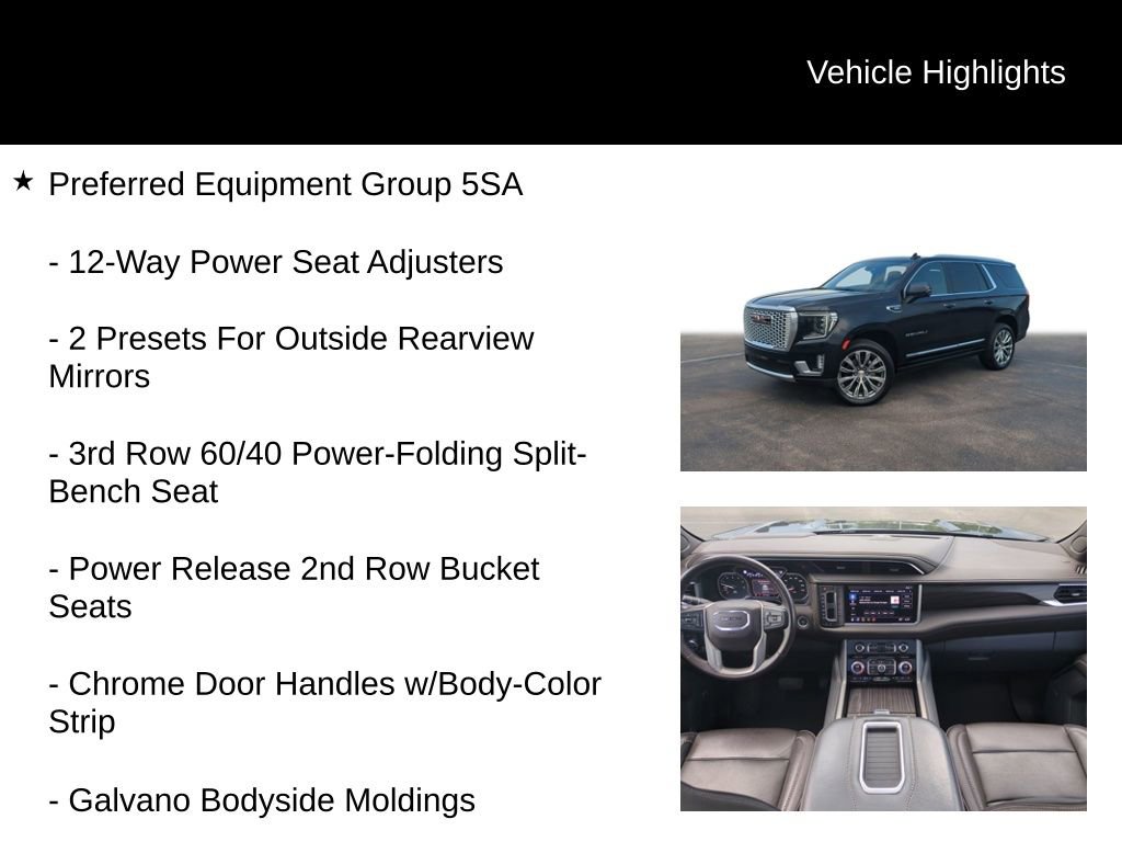 Used 2021 GMC Yukon Denali w/ Denali Premium Package image 7
