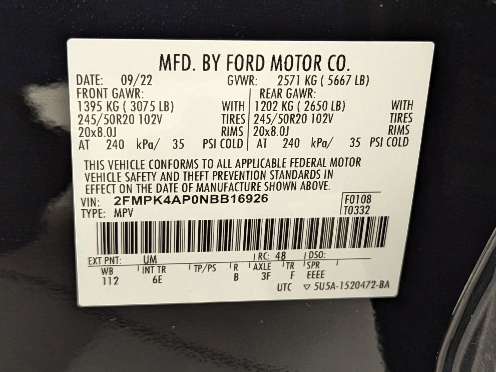 Used 2022 Ford Edge ST image 16