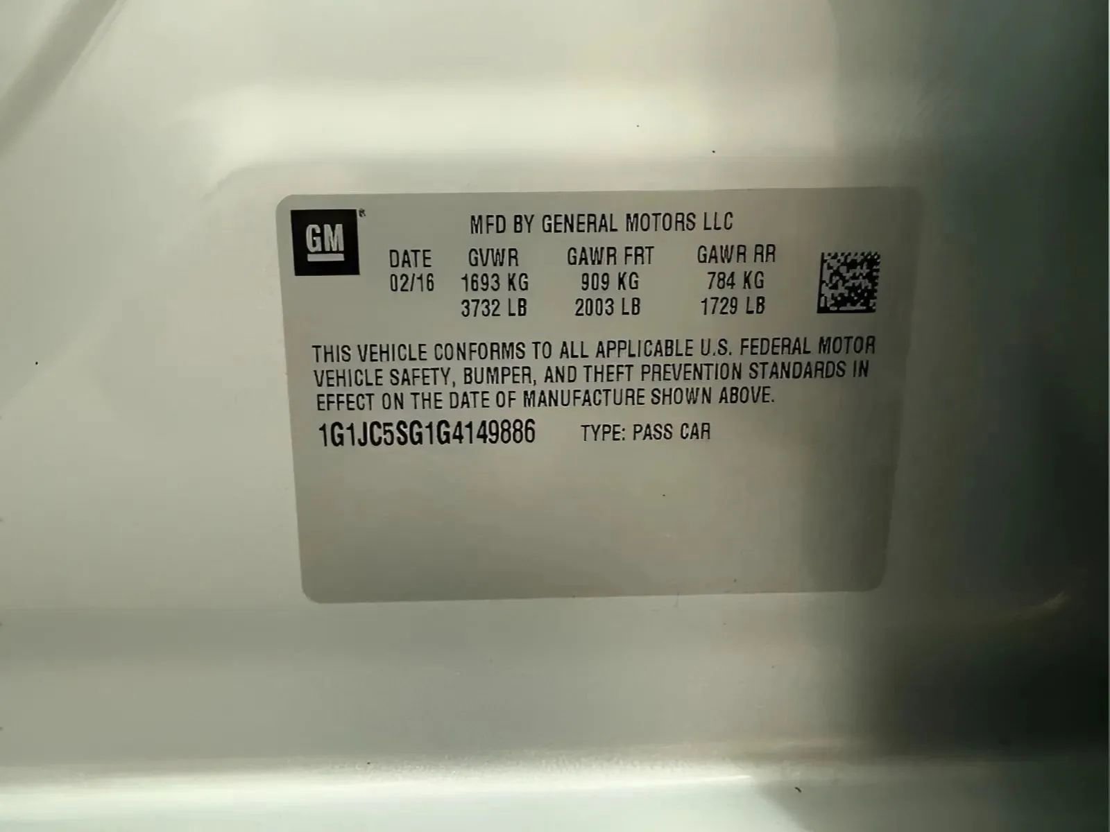 Used 2016 Chevrolet Sonic LT FWD image 21